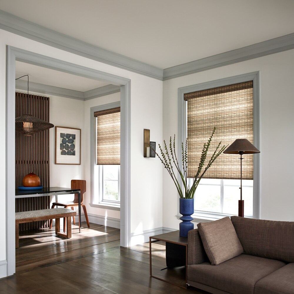 SouthSeas: Faux Woven Roller Shades